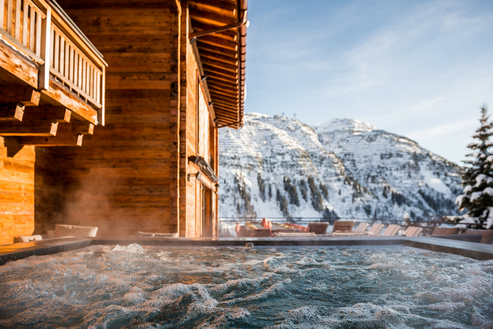 Rhomberg Bau Chalet Oberlech Pool