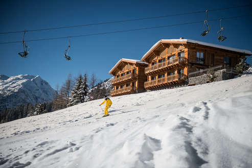 Rhomberg Bau Chalet Oberlech Schnee